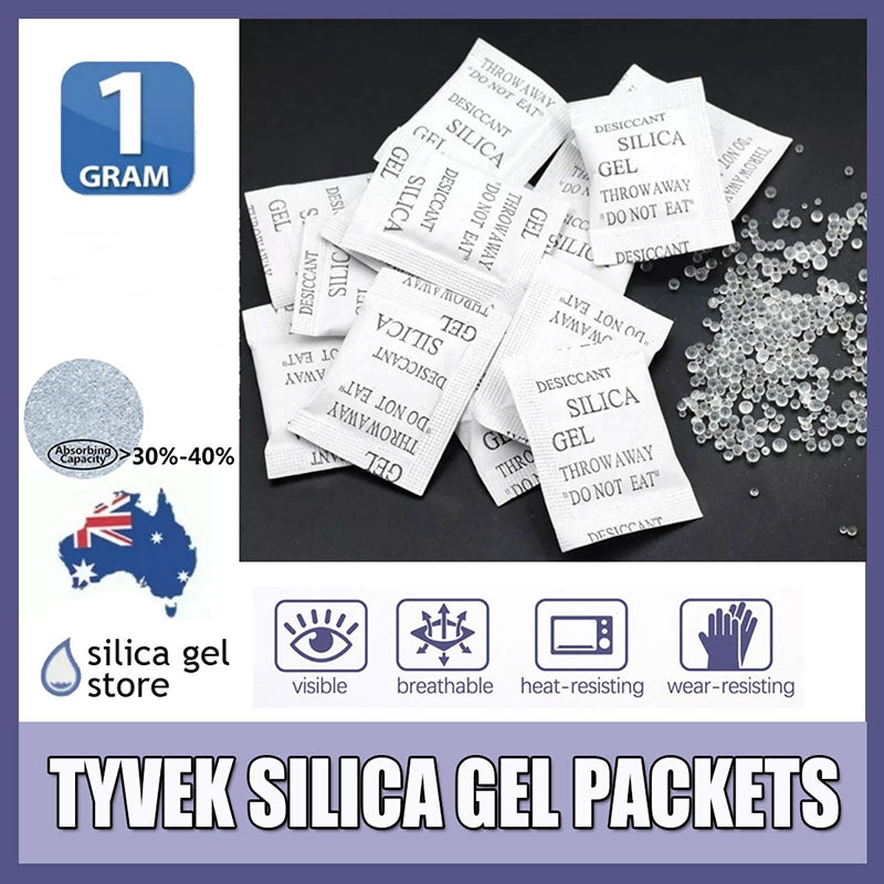 2000 Pcs Silica Gel Packets 1g Moisture Absorber Desiccant