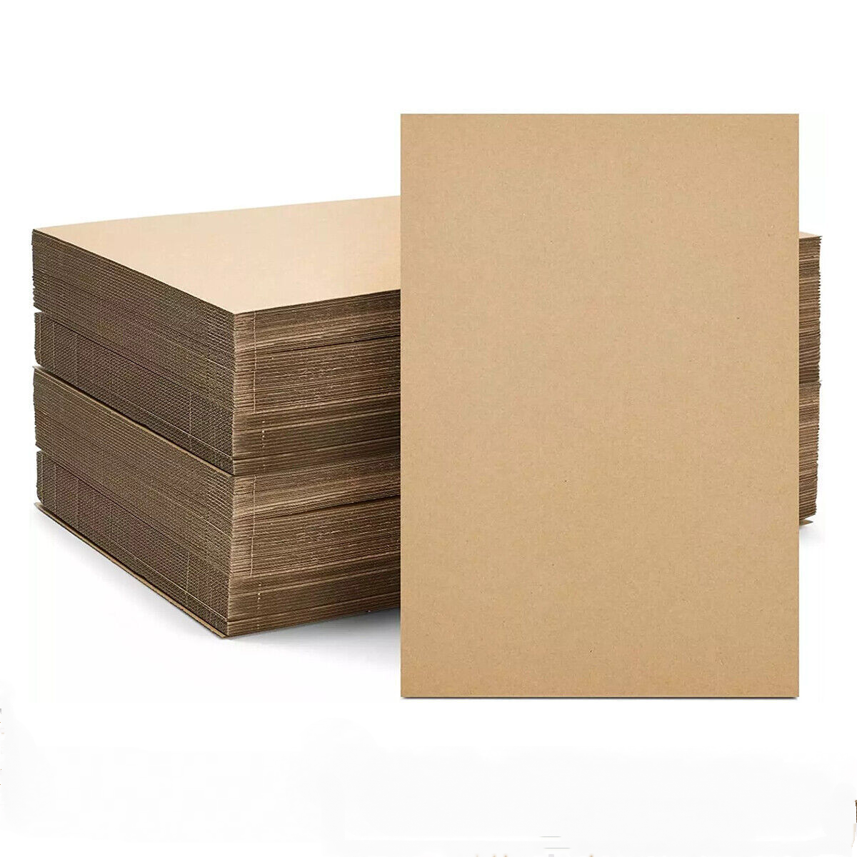 50pcs Corrugated Cardboard Sheets Assorted Sizes Inserts
