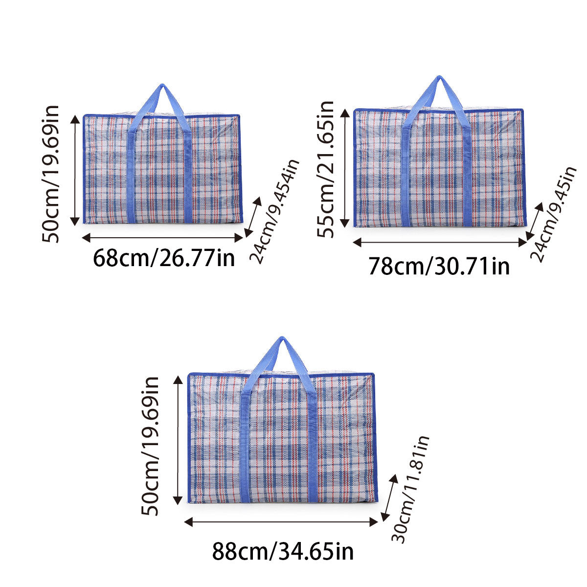 10pcs Woven Moving and Storage Bags