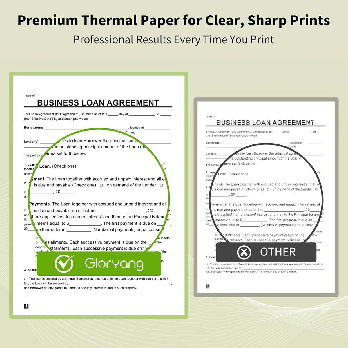 A4 Thermal Paper Rolls for POS Receipt Printers