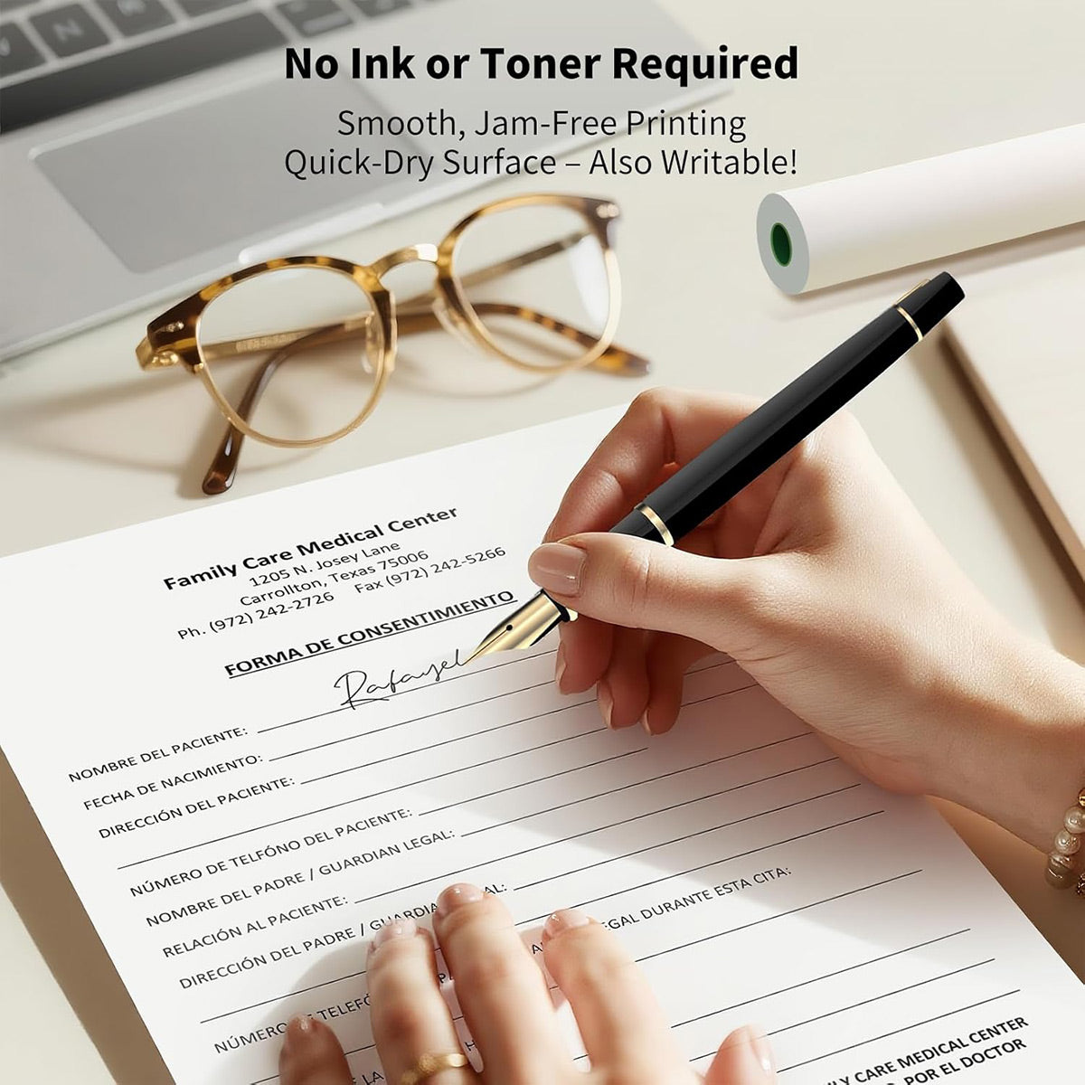 A4 Thermal Paper Rolls for POS Receipt Printers