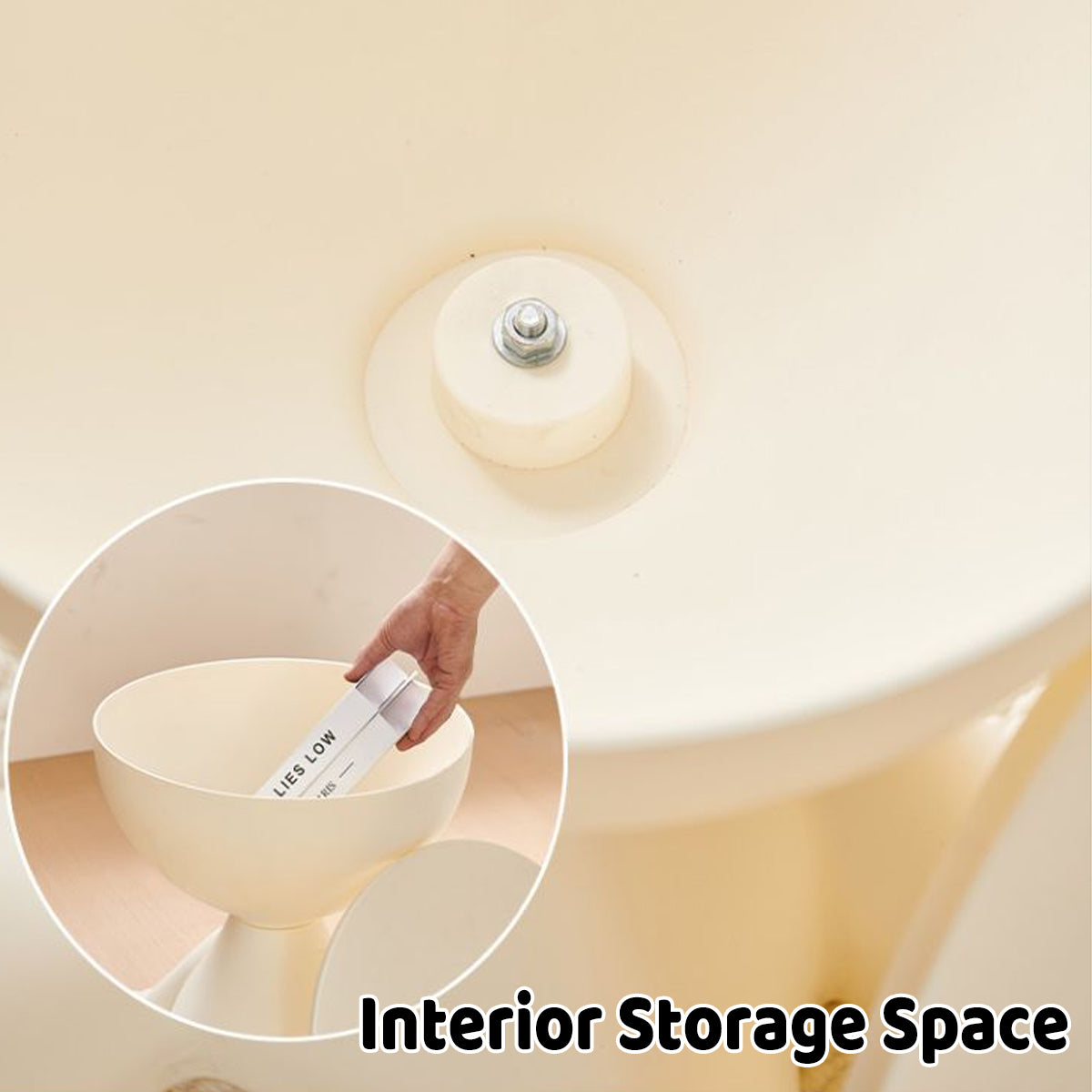 Creative Small Coffee Table with Hidden Storage Design