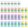 Yellow+Blue+Pink+Purple+White-30Rolls