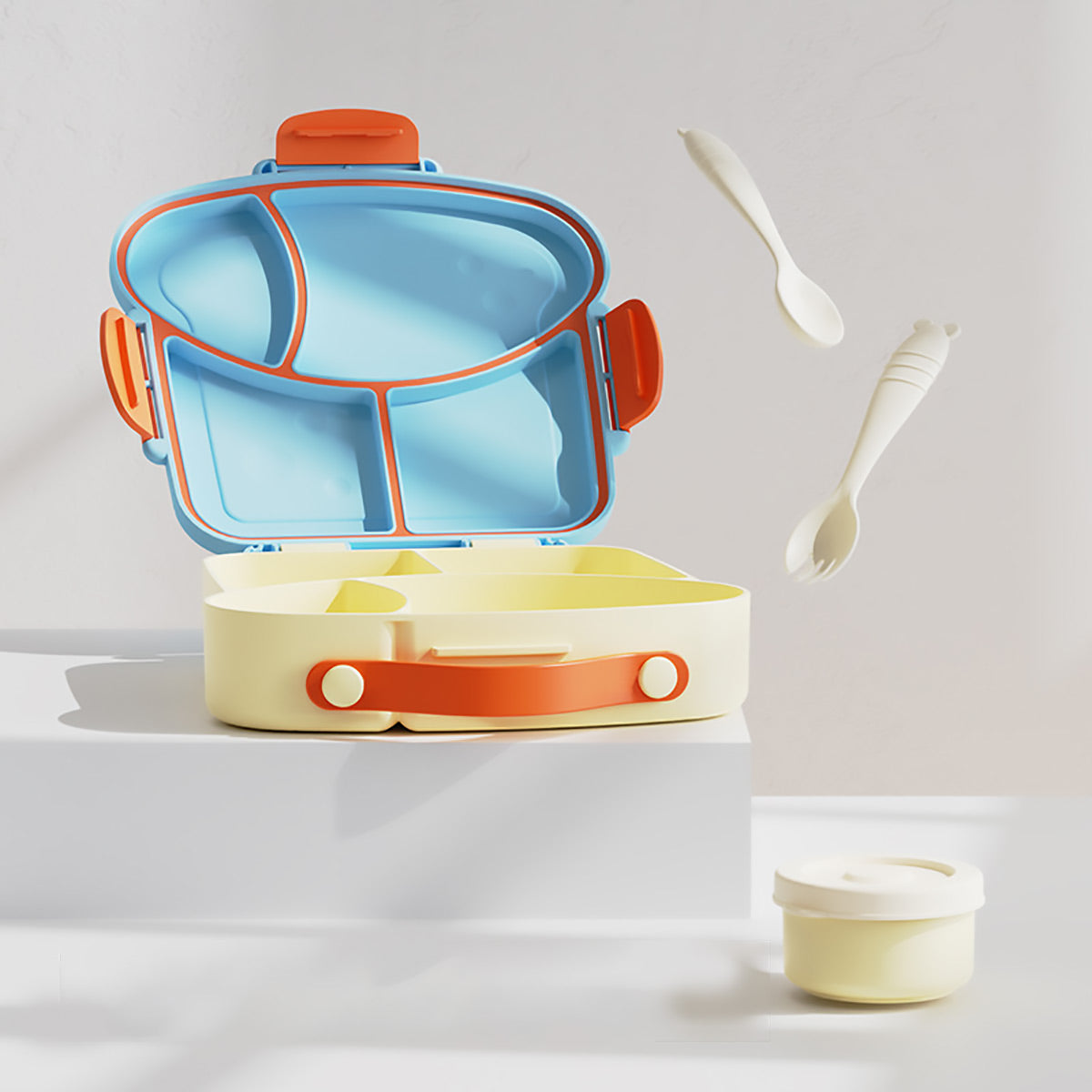 Food Grade PP Bento Lunch Box with Compartments