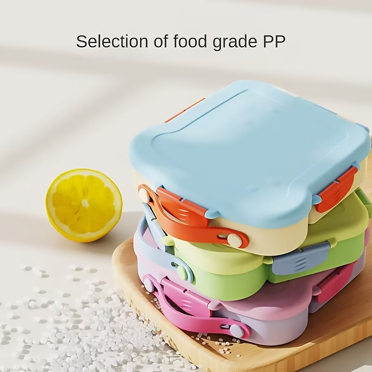 Food Grade PP Bento Lunch Box with Compartments