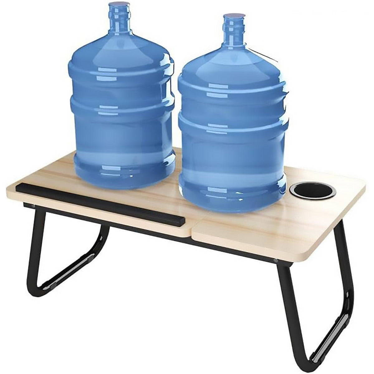 Foldable Laptop Table with 5-Level Height Adjustment