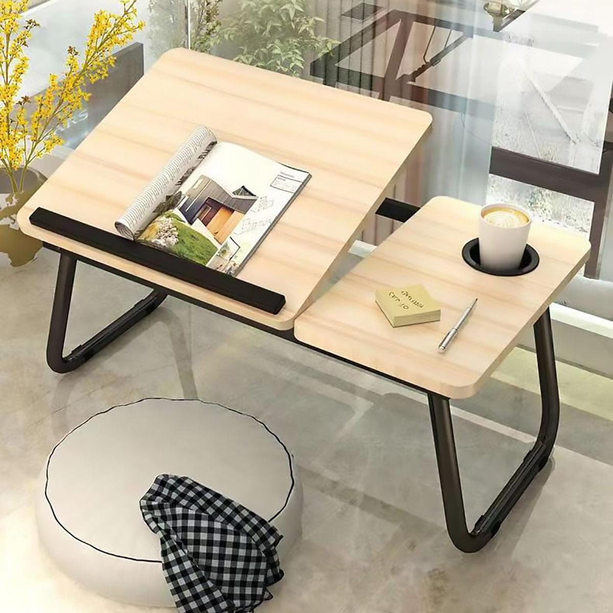 Foldable Laptop Table with 5-Level Height Adjustment