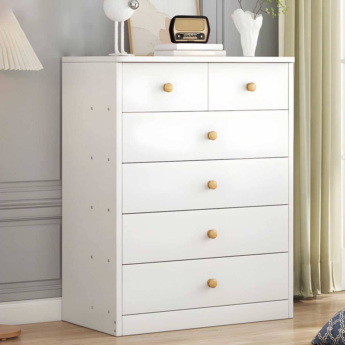 Multi-Layer Storage Cabinet with Drawers Space Saving