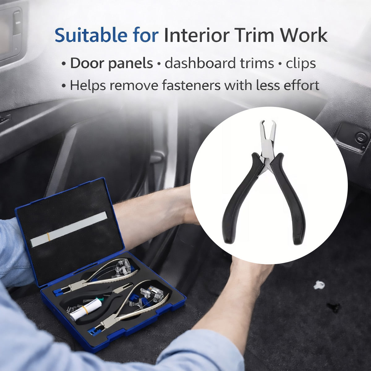 Rimless Glasses Repair Kit with Pliers and Case