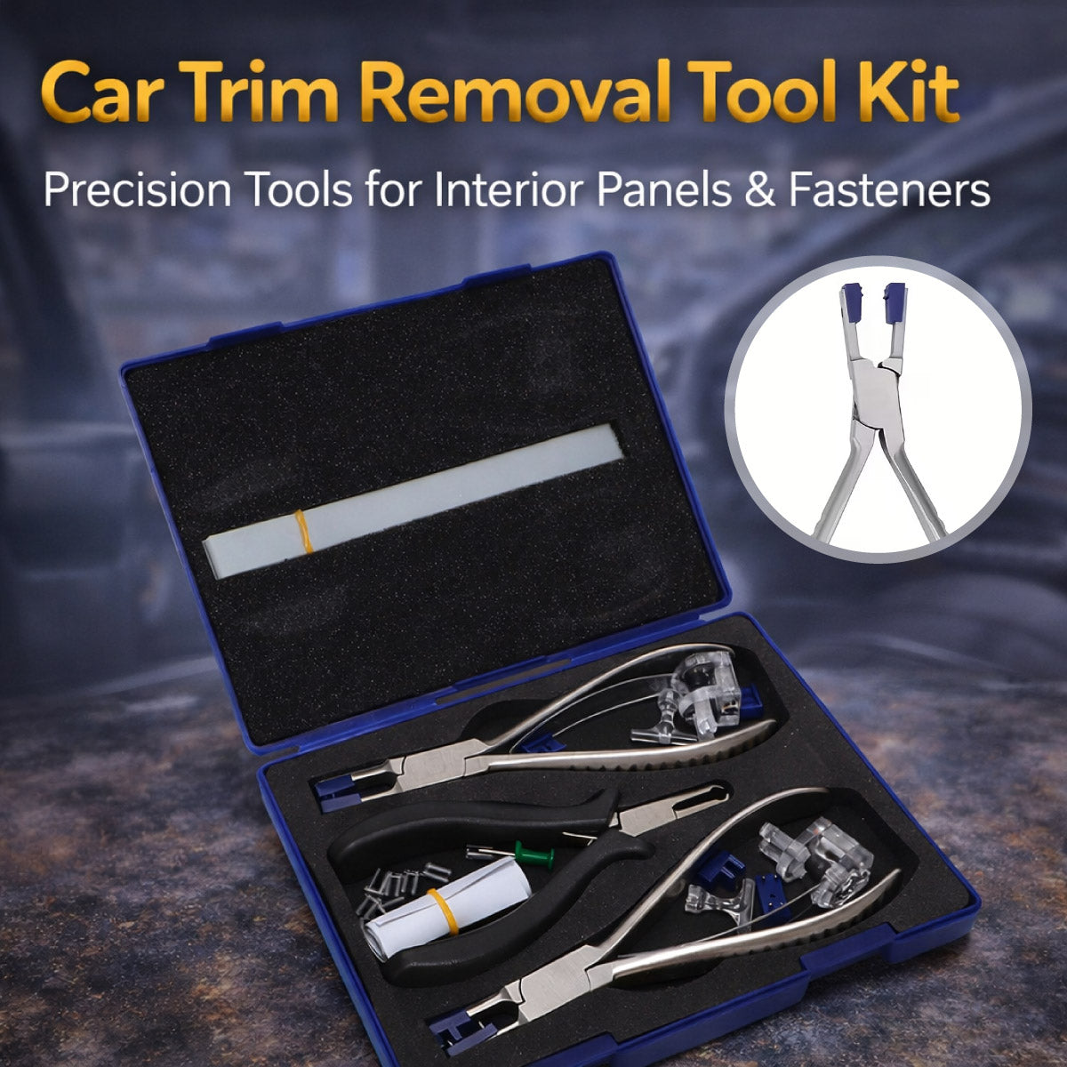 Rimless Glasses Repair Kit with Pliers and Case