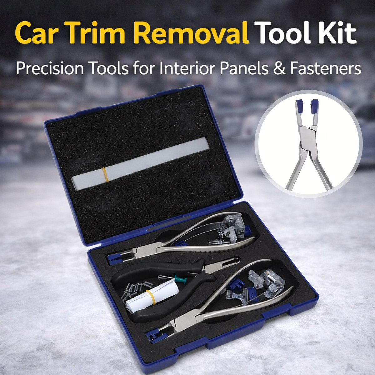 Rimless Glasses Repair Kit with Pliers and Case