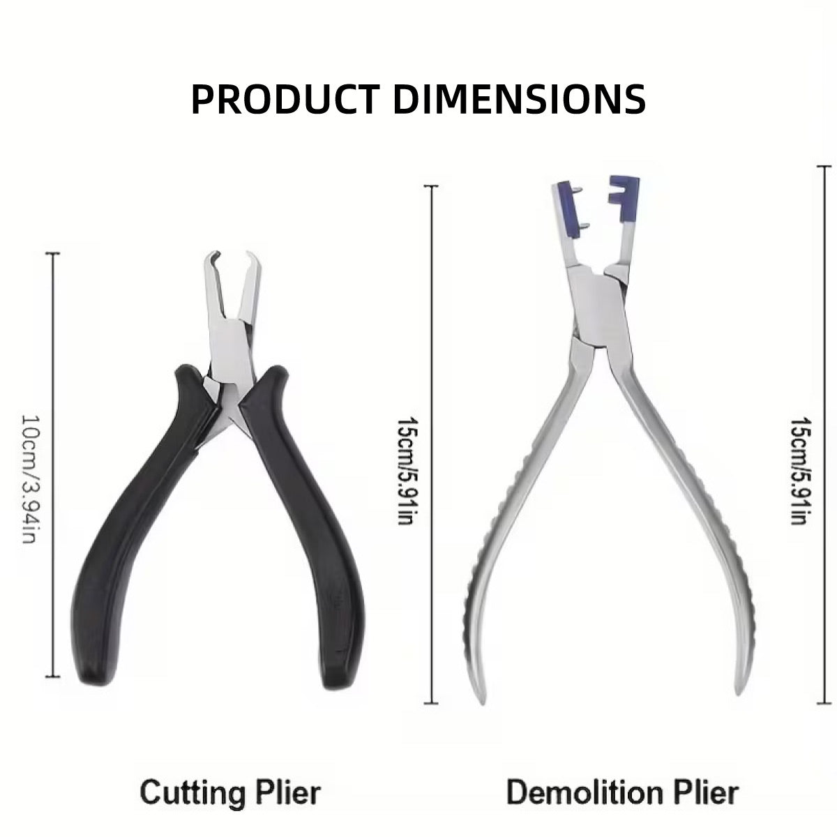 Rimless Glasses Repair Kit with Pliers and Case