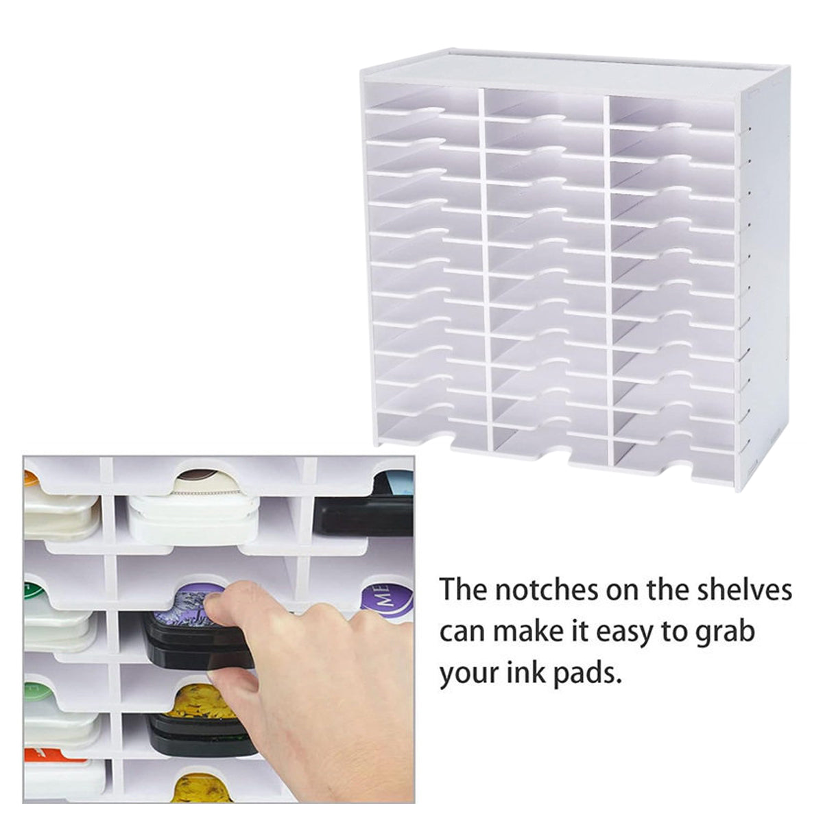 36 Compartment Storage Rack Desktop Organization