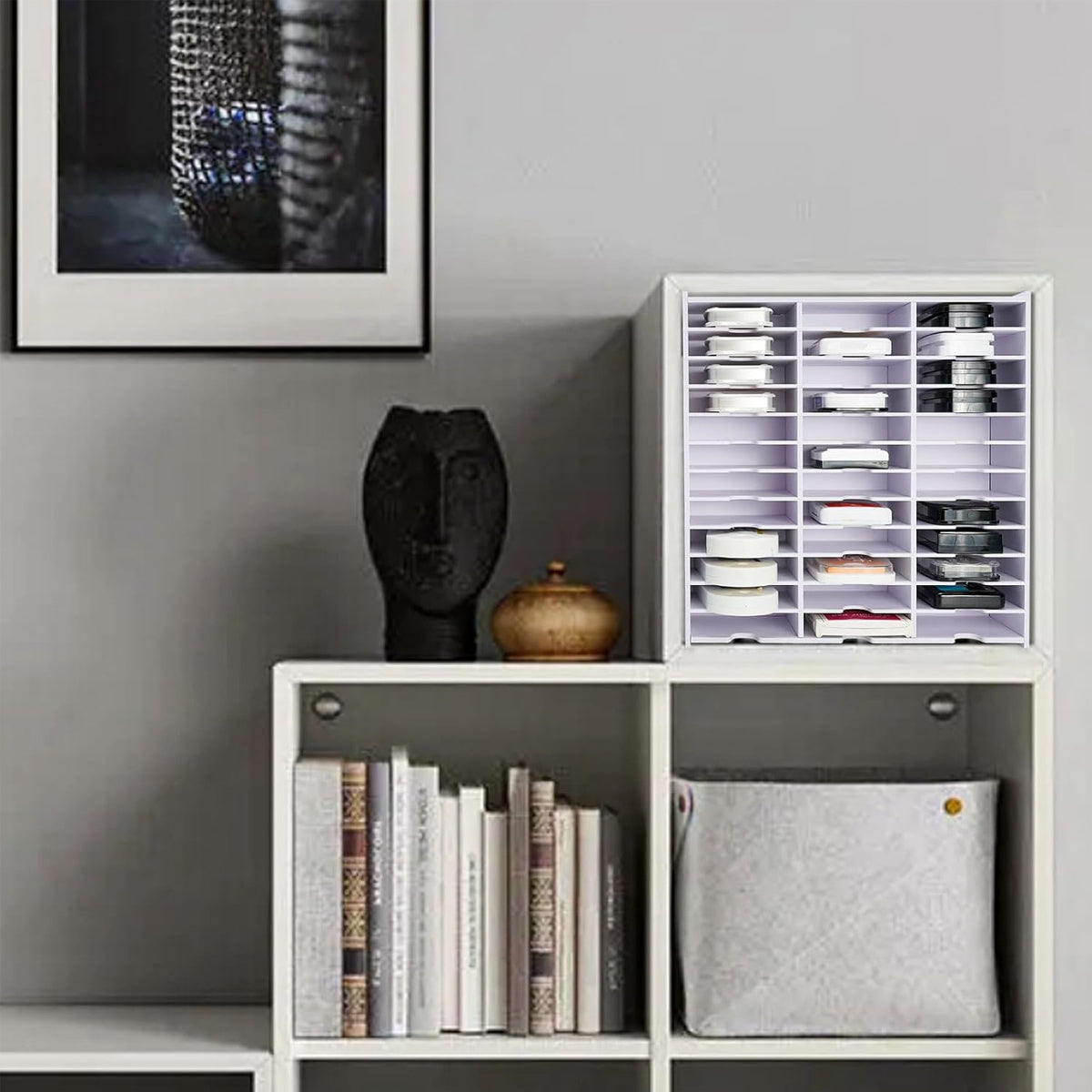 36 Compartment Storage Rack Desktop Organization