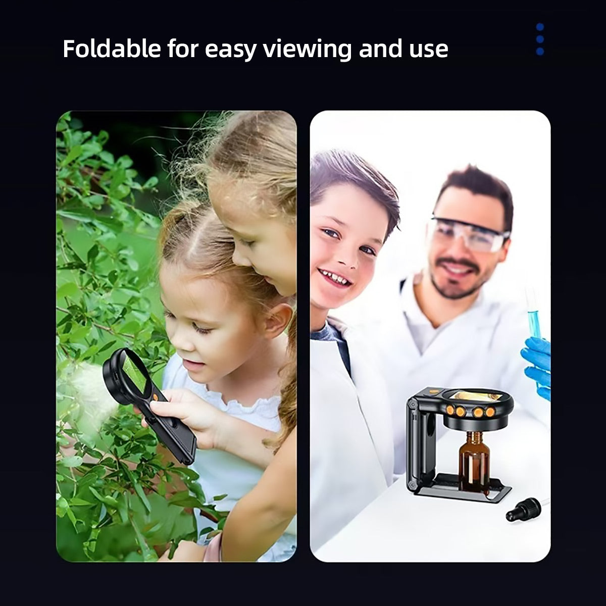 Handheld Digital 100X Magnifier with Auto Focus