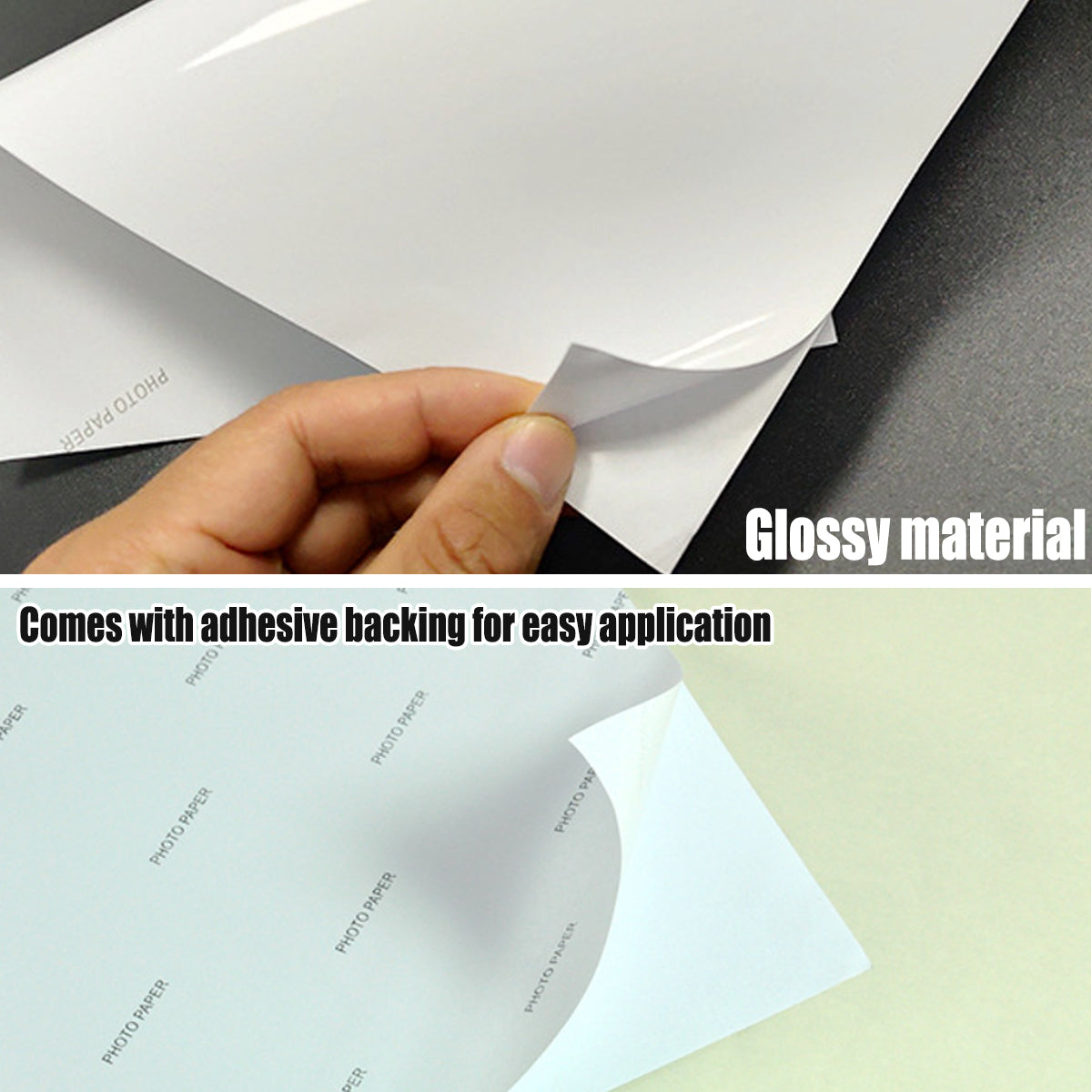 A4 Adhesive Glossy Photo Paper 150gsm 50-200 Sheets