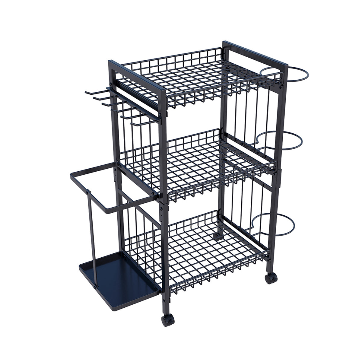 Sports Equipment Storage Rack on Wheels