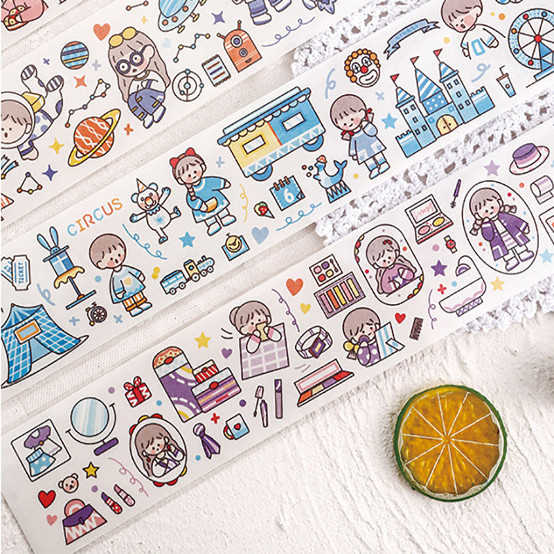 8 Styles DIY Journal Decoration Stickers for Diary