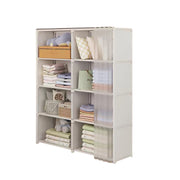 Multi Layer Floor Standing Home Bookshelf Storage Rack Cabinet