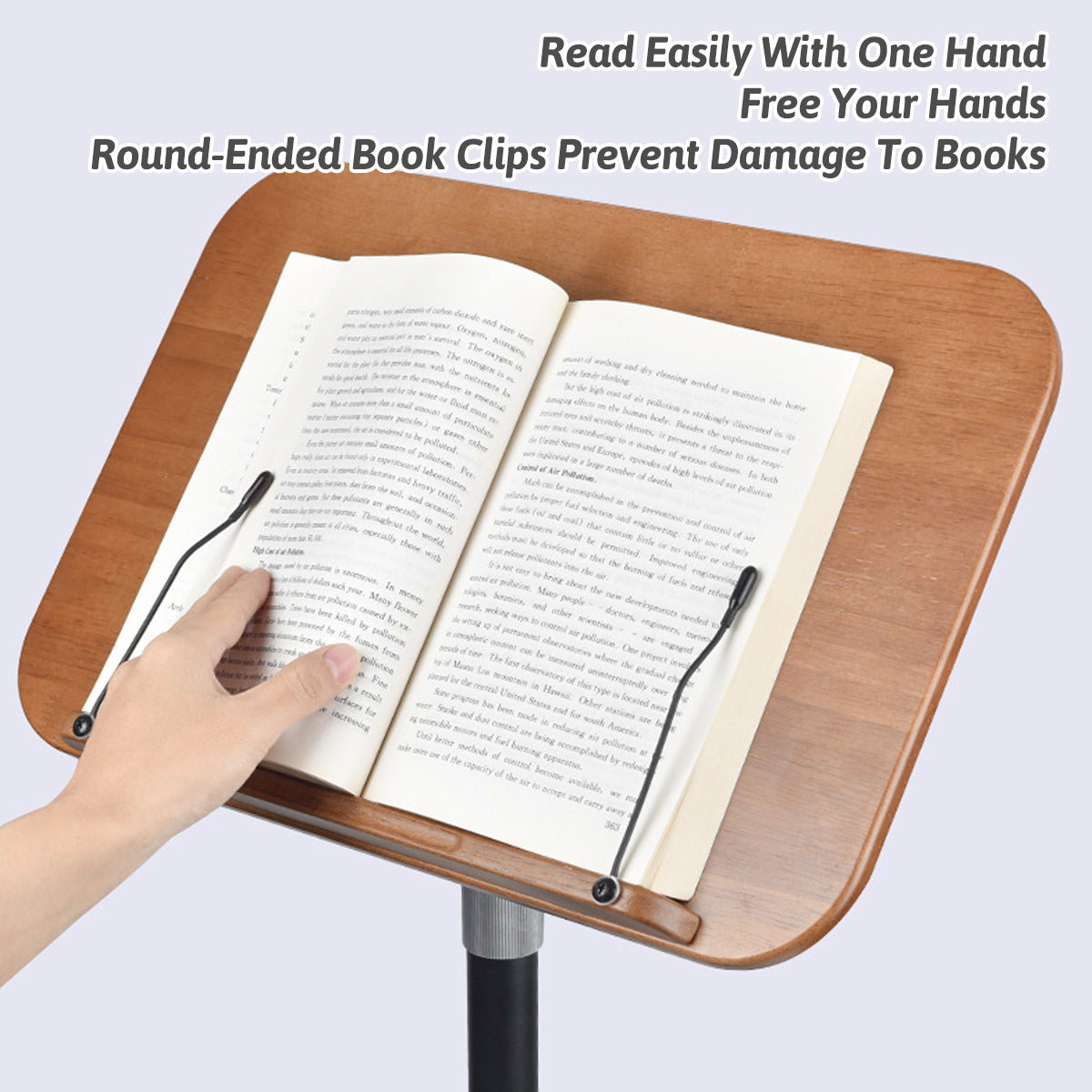 Floor Standing Reading Stand Adjustable Height and Angle