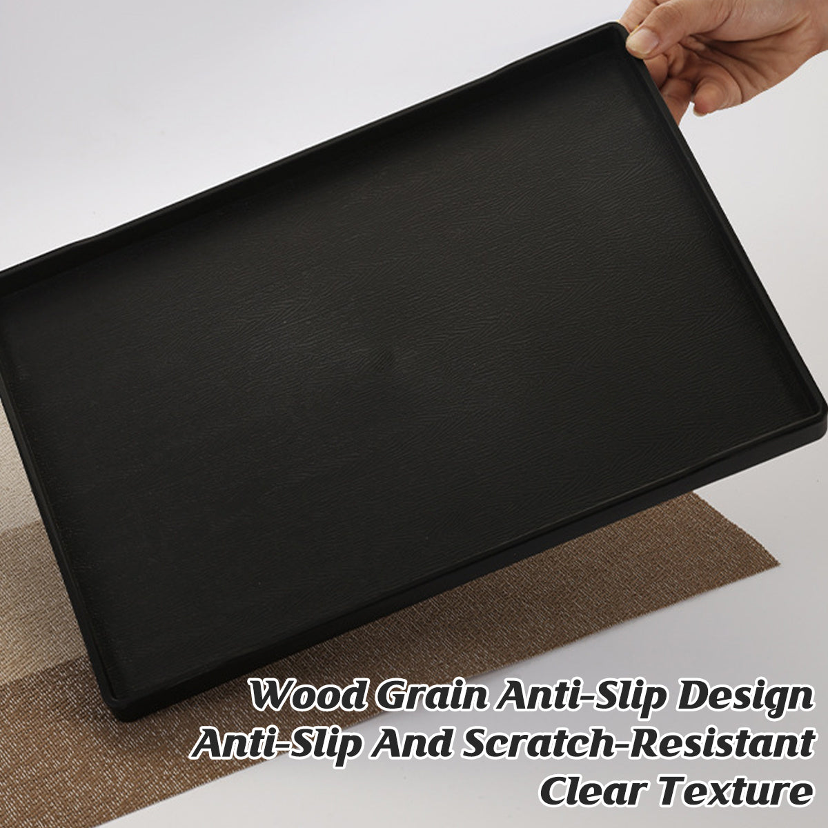 12pcs Rectangular Plastic Serving Tray Set