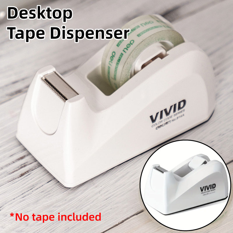 Transparent Tape Dispenser Non-Slip Base Sharp Cutter