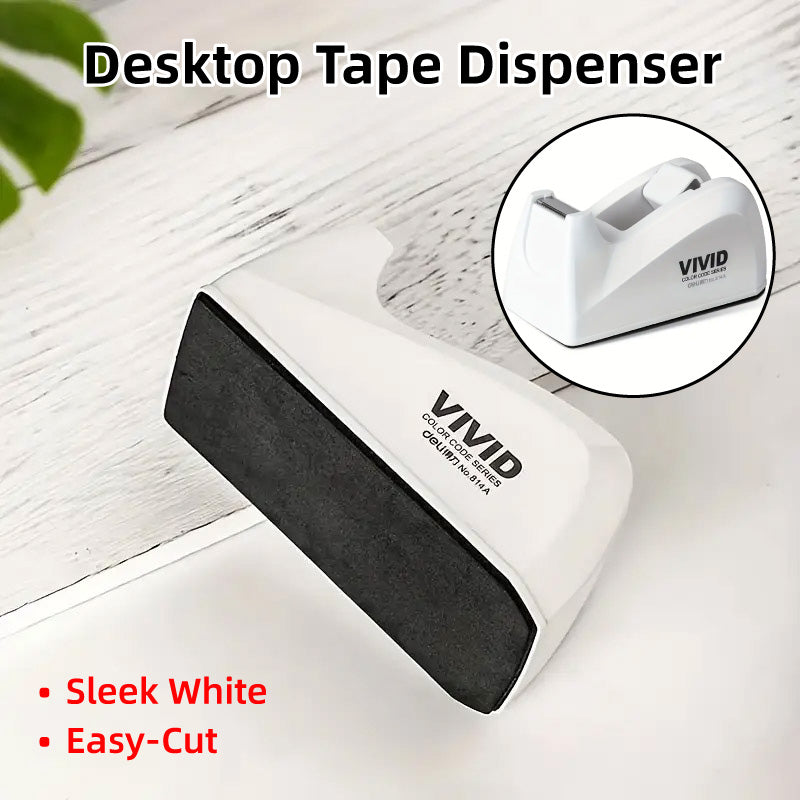 Transparent Tape Dispenser Non-Slip Base Sharp Cutter