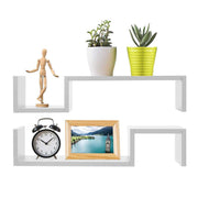 Wall Mounted Wooden Storage Shelf Multi Layer Display Rack