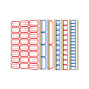 100 Pcs Price Stickers Blank Self-Adhesive Writable Labels
