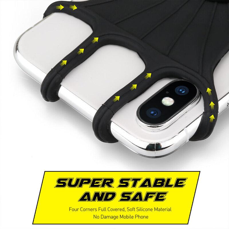 Silicone Bike Phone Mount with 360 Rotation