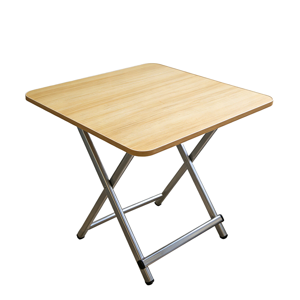 60cm Wooden Folding Square Table for Home and Workspace