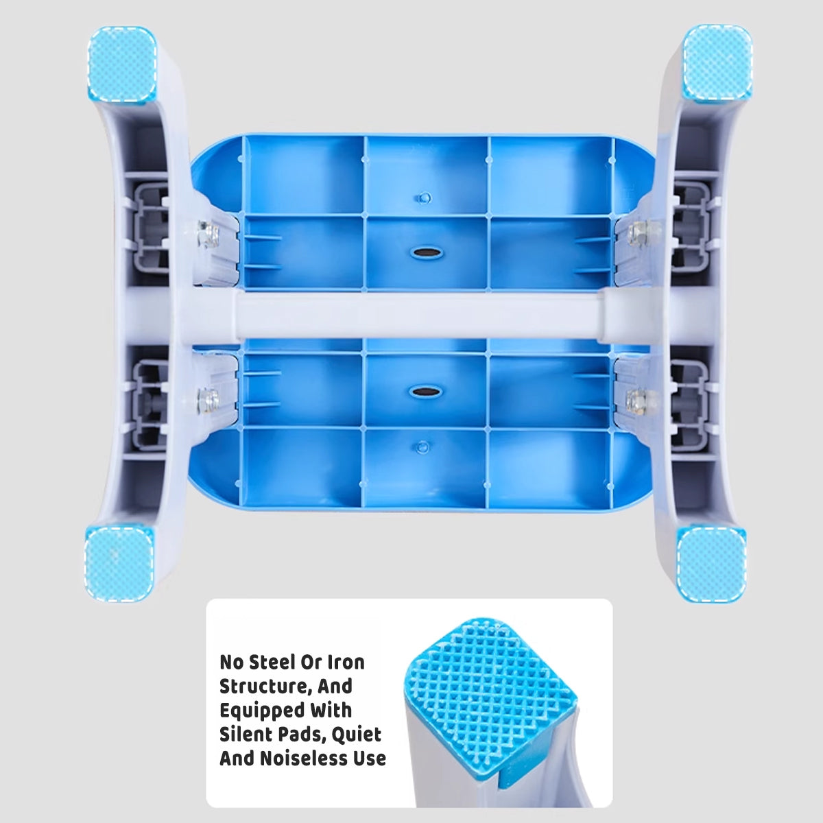 Plastic Square Stool Non Slip Durable Seat for Classroom Home