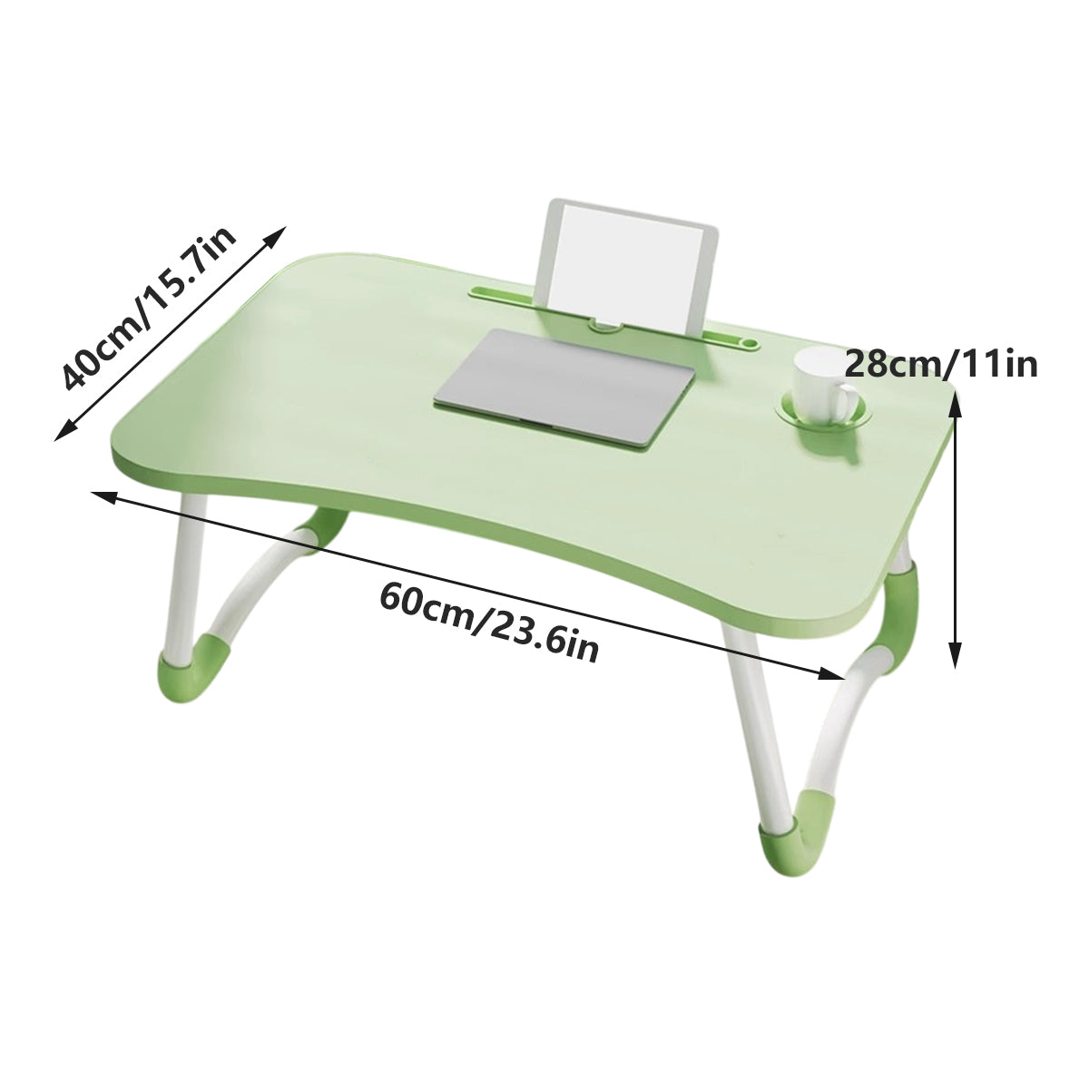 Foldable Bedside Small Table for Laptop and Books Use