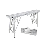 Folding Scaffolding Platform Adjustable Steel 150kg Capacity