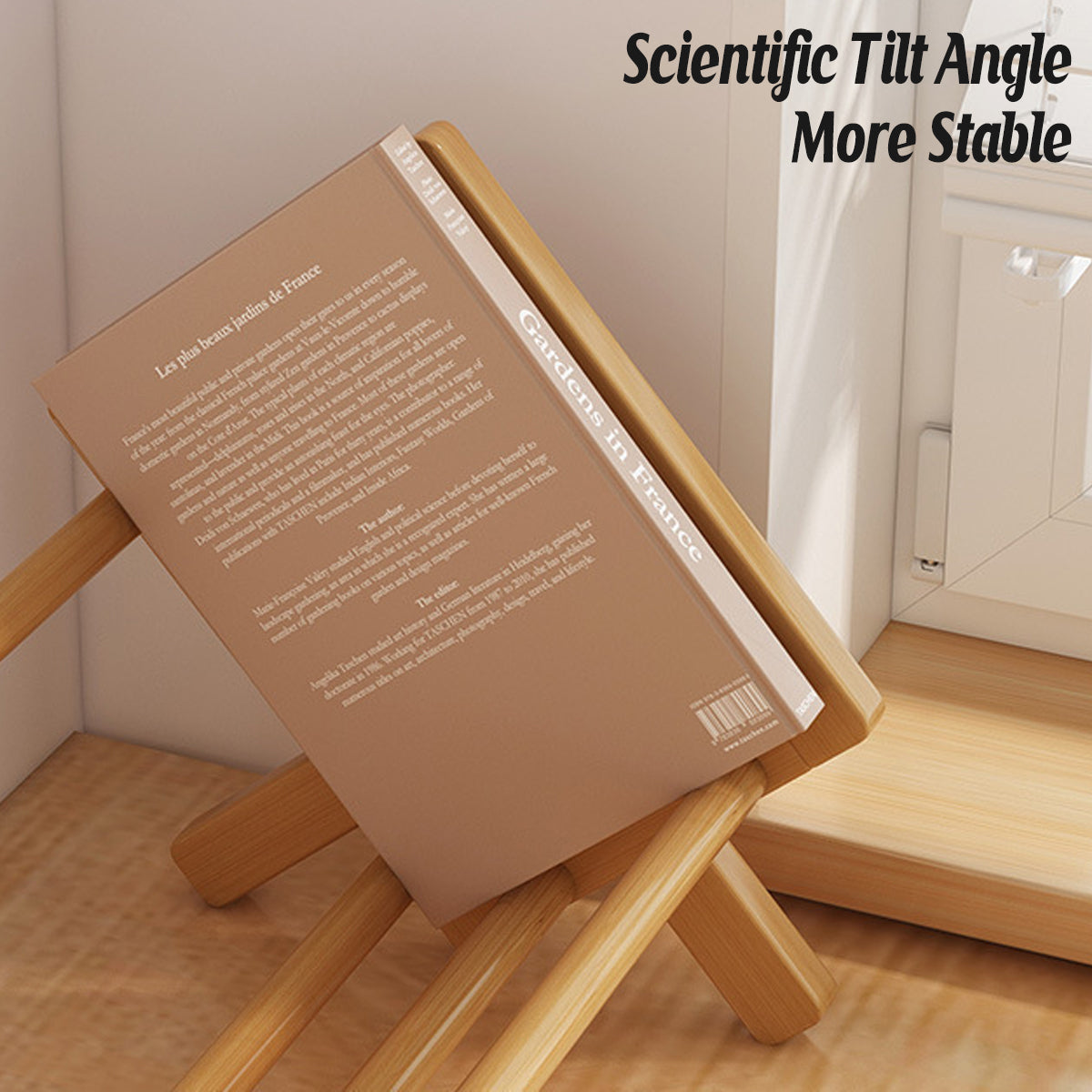 Bamboo Desktop Bookshelf Organizer for Home and Office