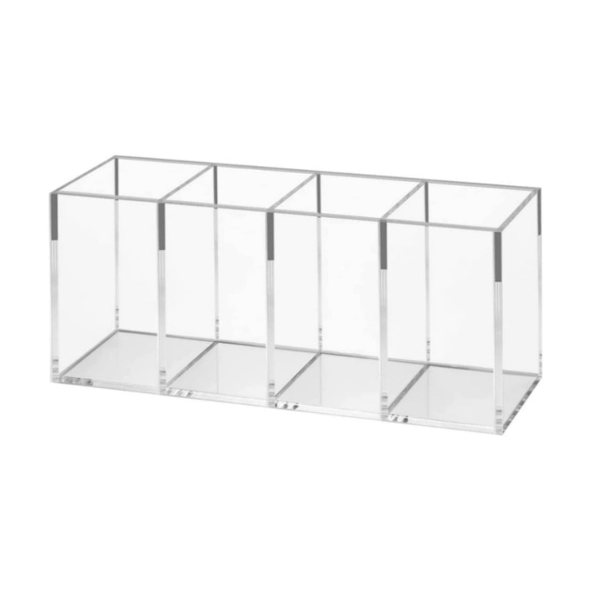 Transparent Acrylic Storage Box Four-Compartment Organiser