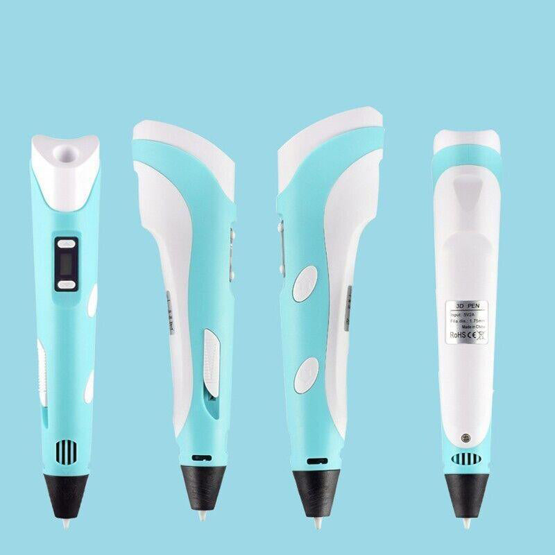 3D Printing Pen with LCD Screen USB and 3 Filaments