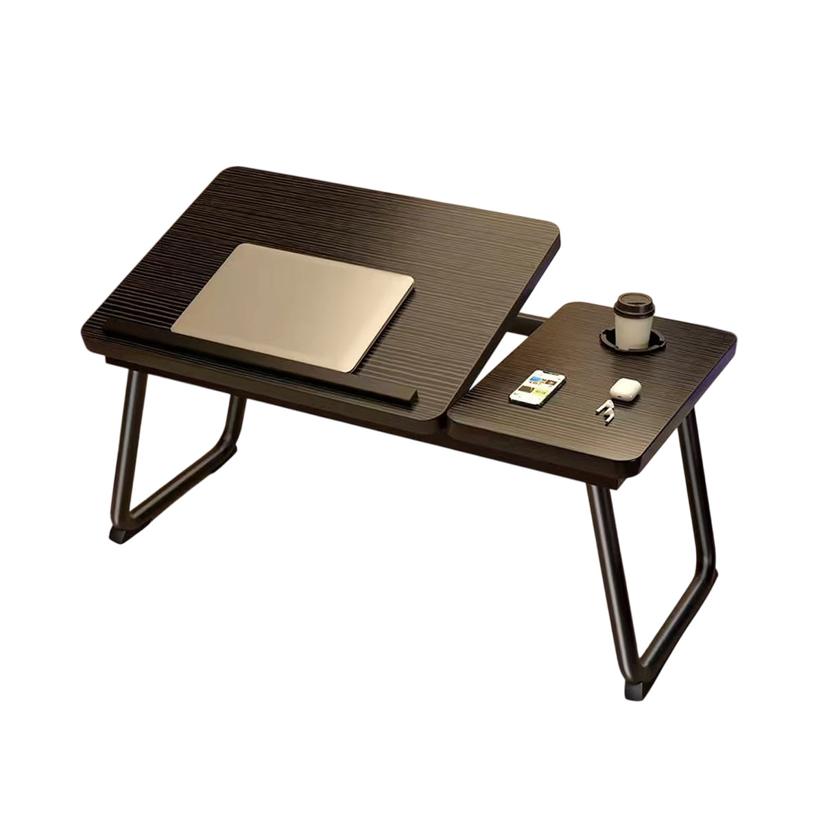 Bedside Table with Folding Tilting Desktop for Home Study