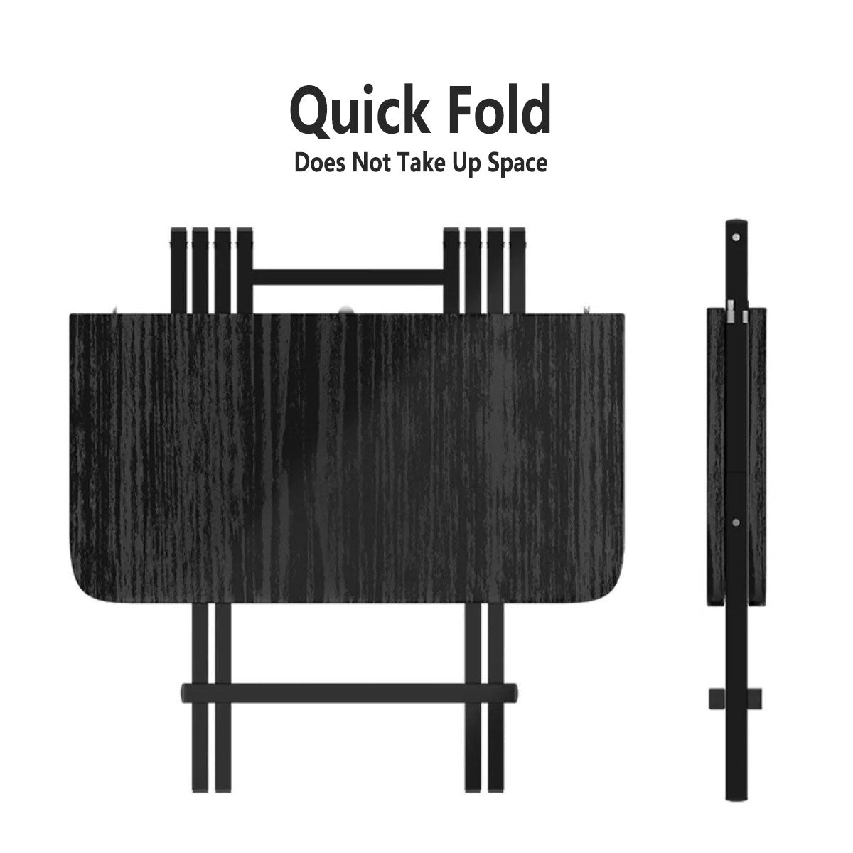 Folding Dining Table Portable Space Saving Compact Household Design