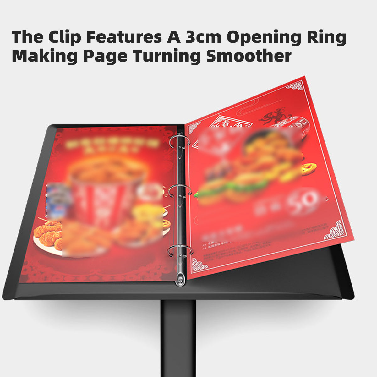Restaurant Menu Display Stand for Cafe Bar Counter