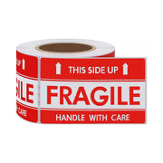 500PCS Fragile Stickers Careful Shipping Labels for Packaging Protection Roll