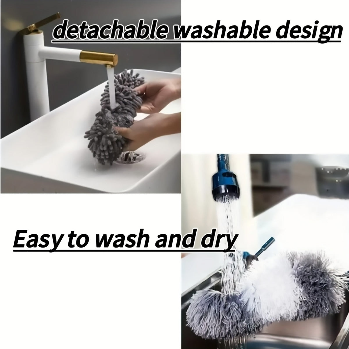 Extendable Telescopic Microfiber Duster Set