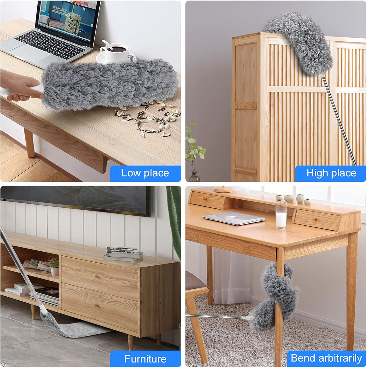 Extendable Telescopic Microfiber Duster Set