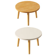 Small Round Side Table with Anti-Slip Pads 40 × 30 cm