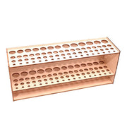 Wooden Pen Holder Organizer DIY Assembly with 5 Hole Sizes