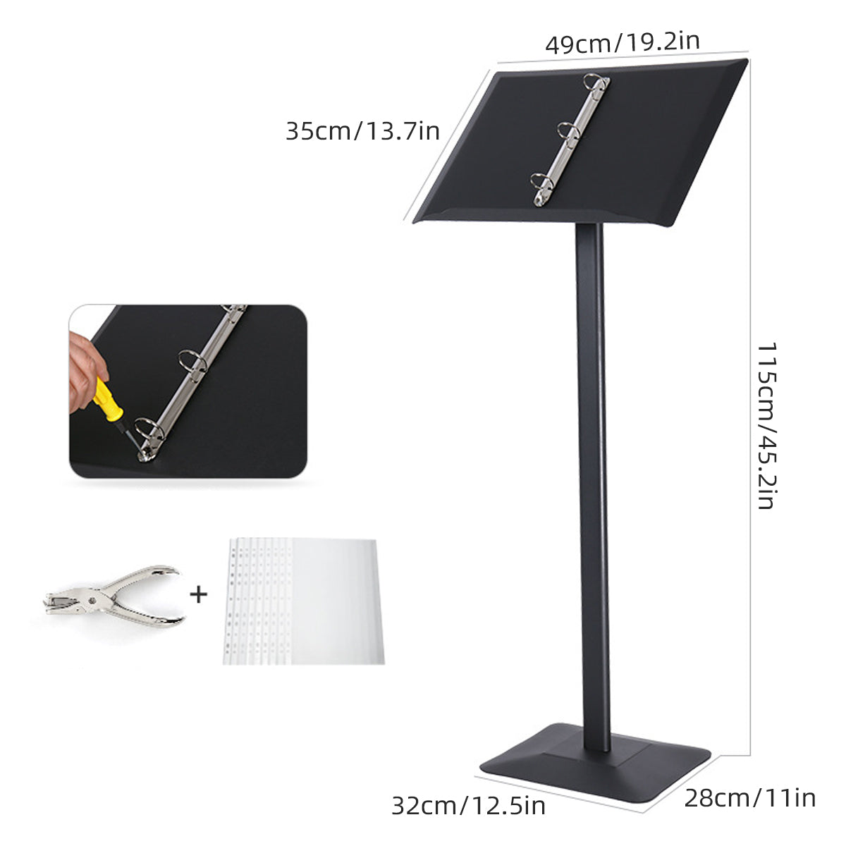 Restaurant Menu Display Stand for Cafe Bar Counter