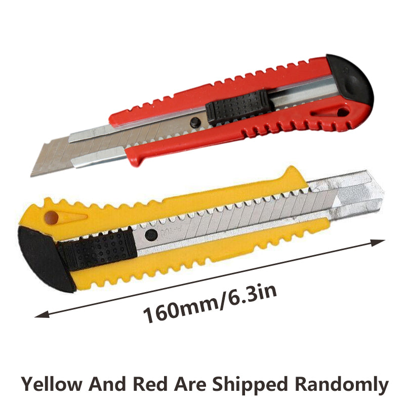 1/2/5PCS Heavy Duty Box Cutter with Retractable Snap Blade