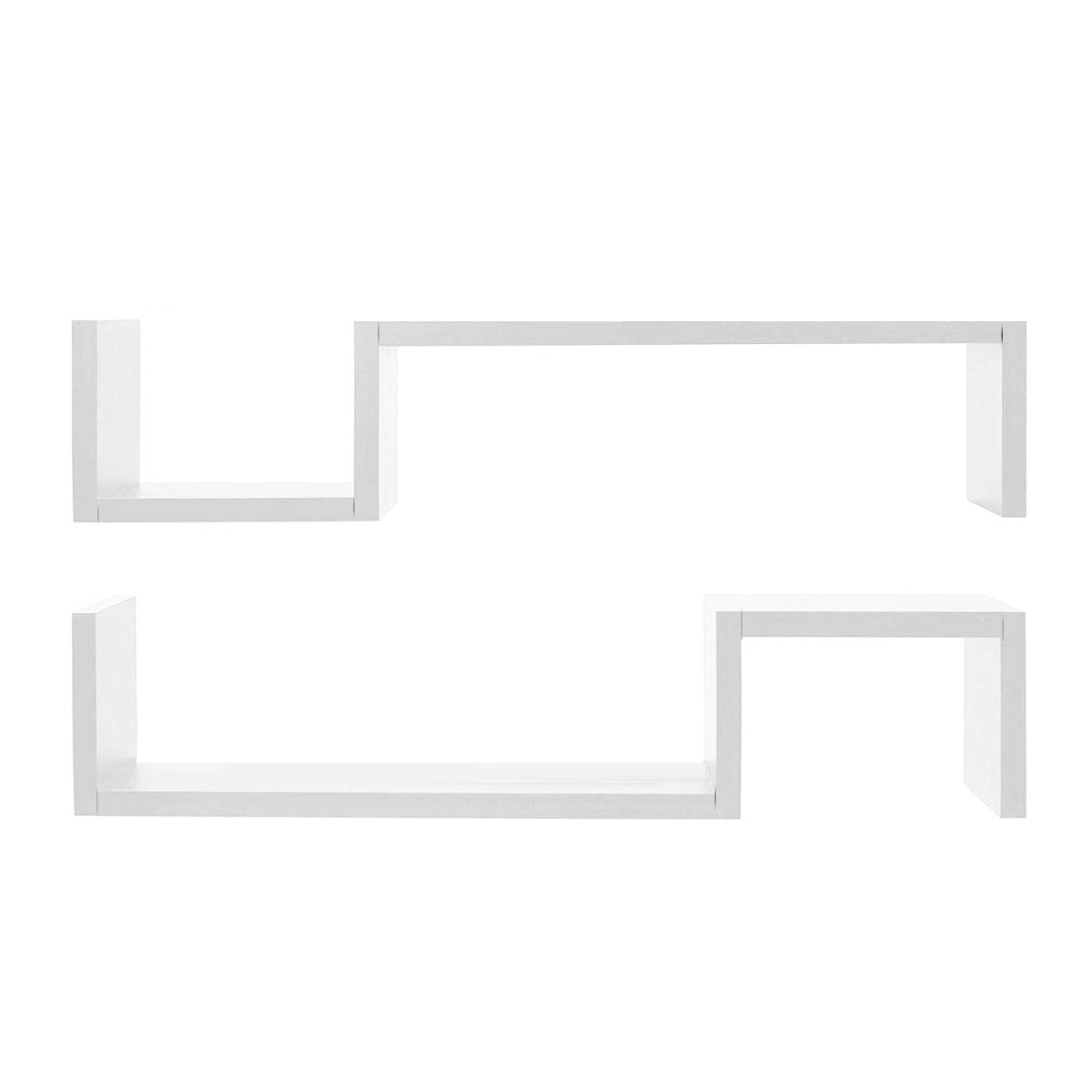 Wall Mounted Wooden Storage Shelf Multi Layer Display Rack