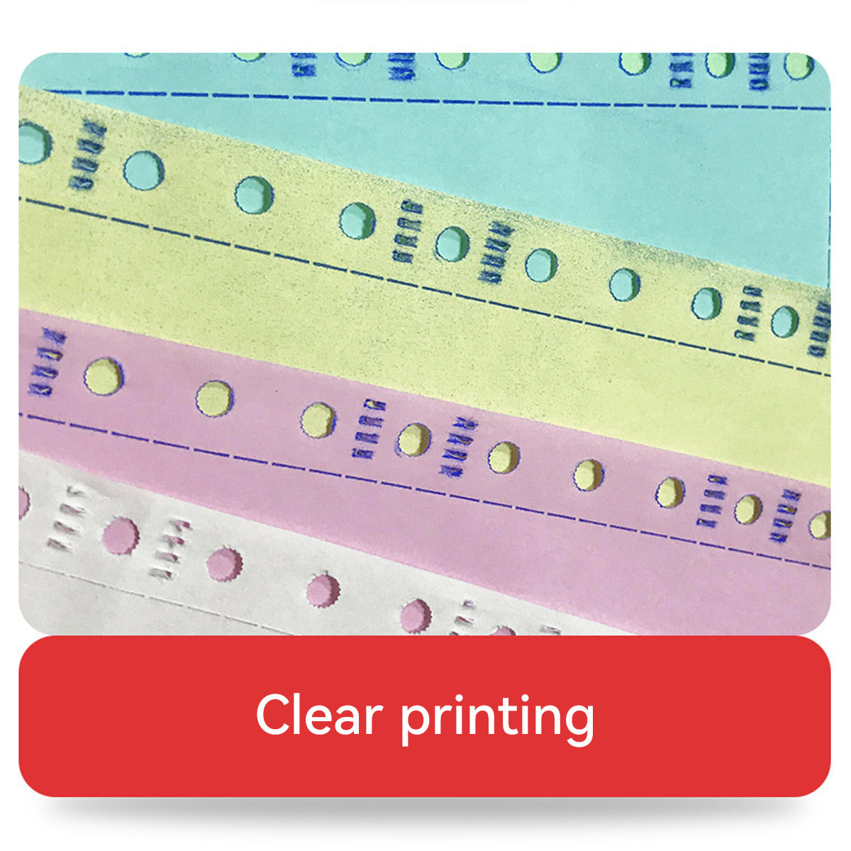 2000 Sheets 3-Part NCR Computer Paper Perforated