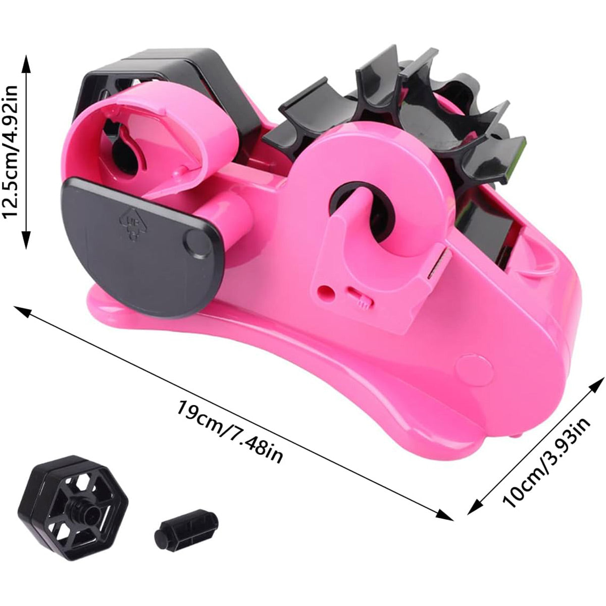 Multifunctional Tape Dispenser with Adjustable Cutting Blade and Storage